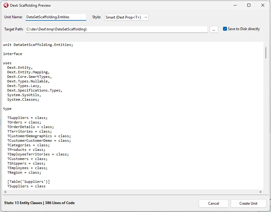 Preview de Scaffolding