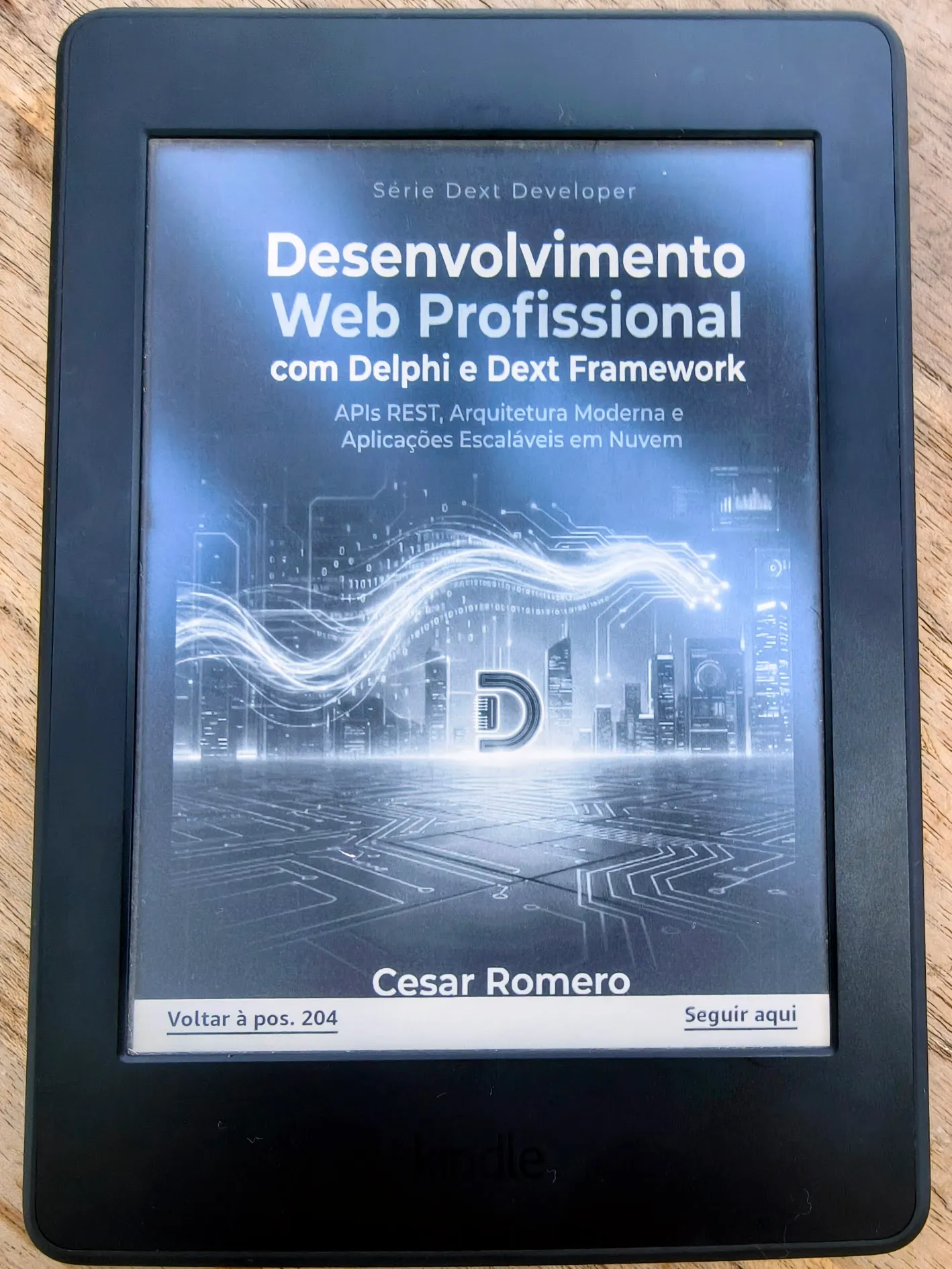 Edição do Livro no Kindle