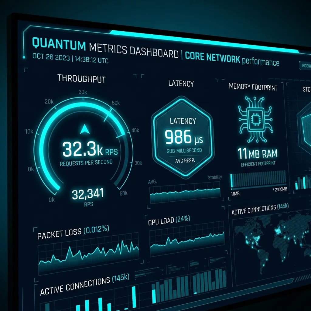 Dashboard de Métricas e Performance de Criptografia TLS do Dext Framework