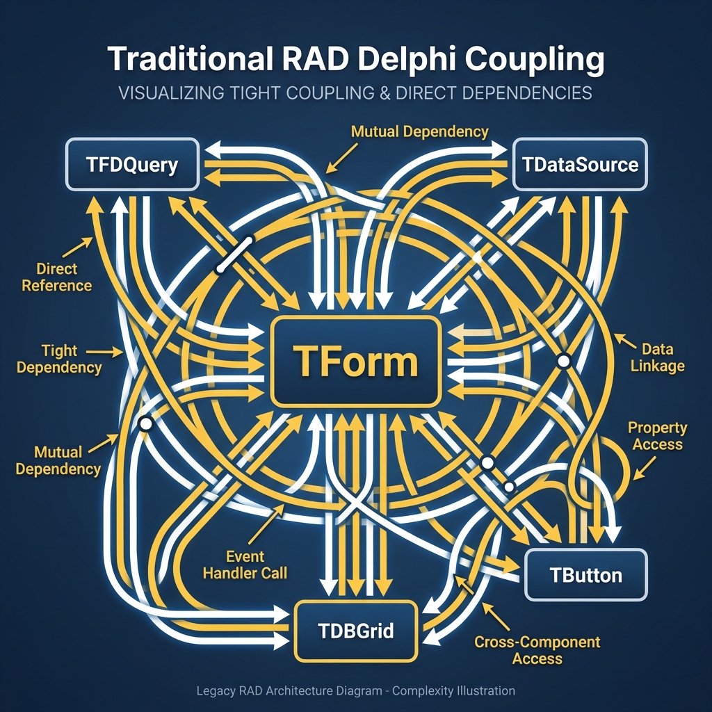 Coupling in Traditional RAD