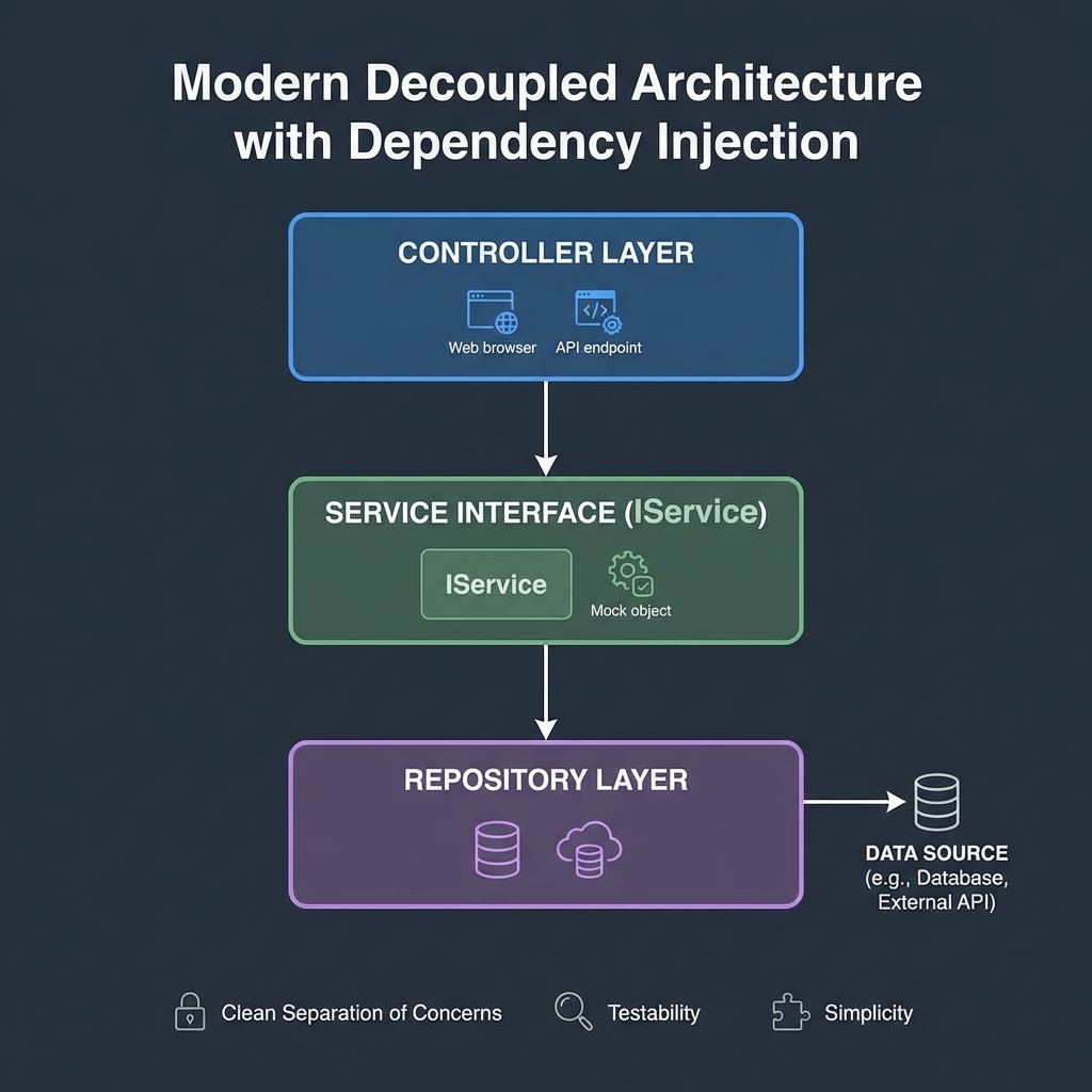 Decoupled Architecture with DI